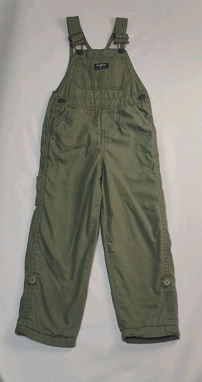 Boys/Girls OshKosh b'Gosh Lined Overalls Size 4T Pre-owned